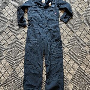 Excel FR Coveralls Flame Resistant Utility Suit Size 44 L Blue New With Tag